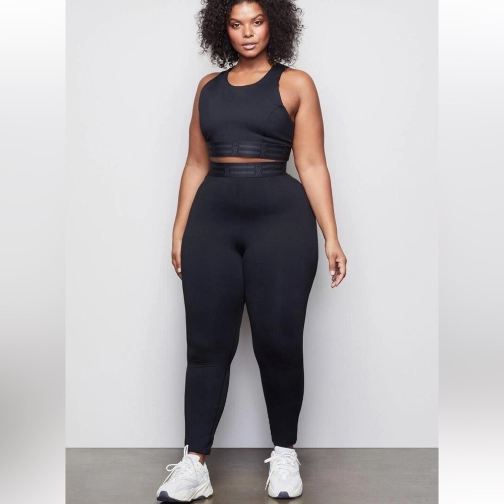 Good American Performance Black Women's Leggings The Icon Size 6 / 3XL - Picture 1 of 12